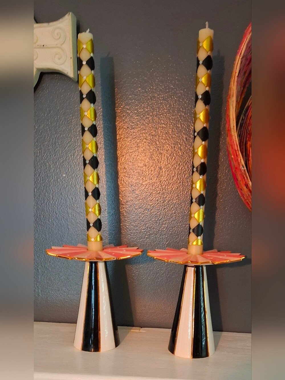 Mackenzie- Childs Candleholders & Candles